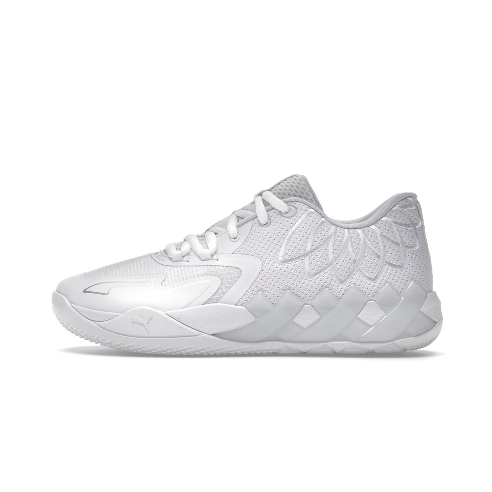 lamelo ball shoes all white