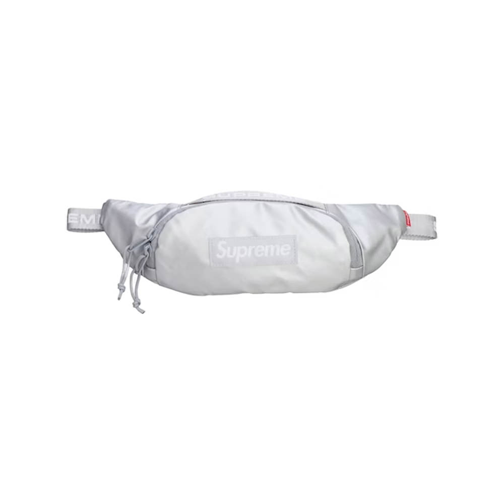 Supreme Small Waist Bag Silver Fw22 New AUTHENTIC