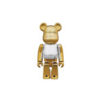 Bearbrick Medicom Toy Plus 100% & 400% Set Gold Chrome Ver.