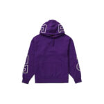 Supreme State Hooded Sweatshirt Purple