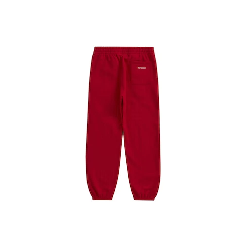 Supreme cheap sweatpants red