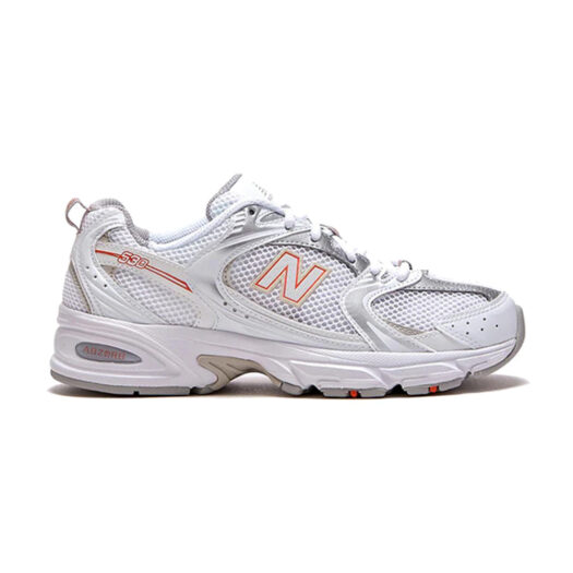 New Balance 530 White Silver Retro Orange
