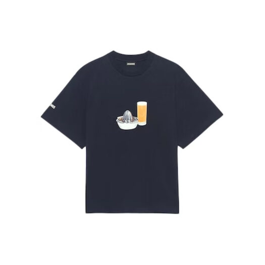 Jacquemus Le T-shirt Succo Orange Juice T-shirt Navy