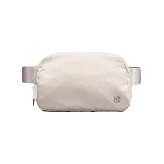 Lululemon Everywhere Belt Bag Crossbody Bag White Opal with Silver Hardware Logo