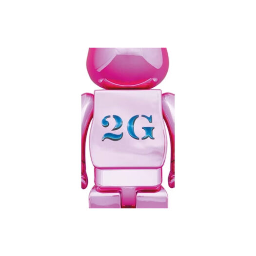 Bearbrick x Hajime Sorayama x 2G 100% & 400% Set Pink Gold Ver.