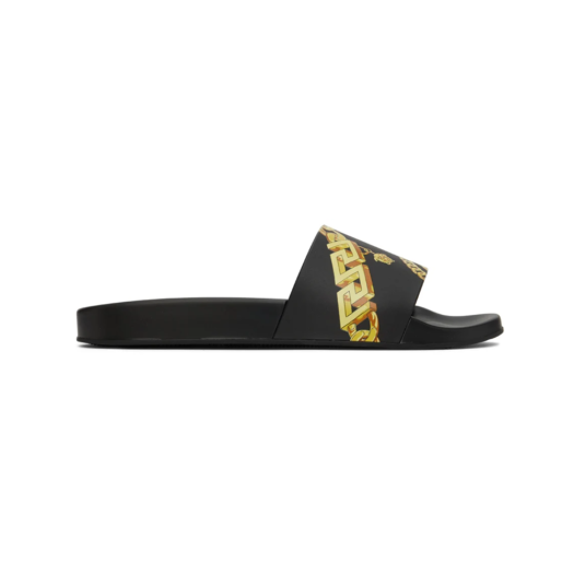 Black La Greca Chain Slides