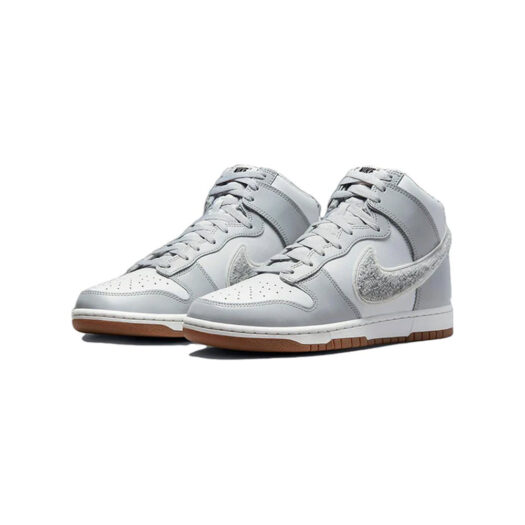 Nike Dunk High University Chenille Swoosh Light Smoke Grey
