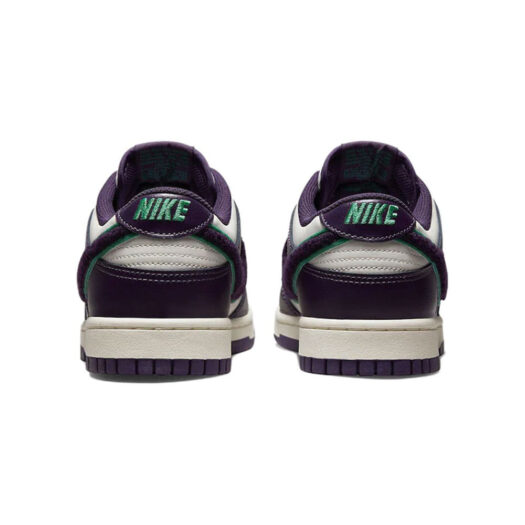 Nike Dunk Low Chenille Swoosh Sail Grand Purple