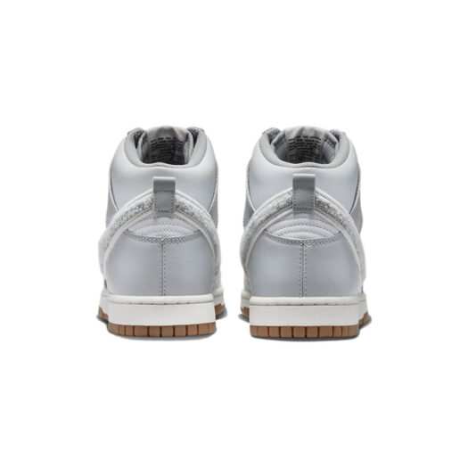 Nike Dunk High University Chenille Swoosh Light Smoke Grey