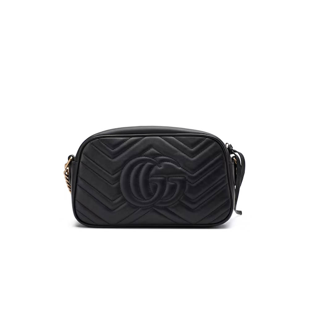 Gucci marmont camera hot sale bag black