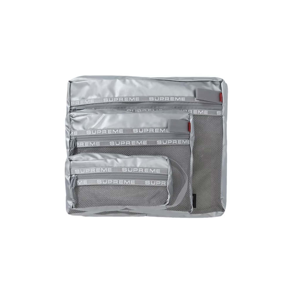 Supreme Organizer Pouch Set SilverSupreme Organizer Pouch Set