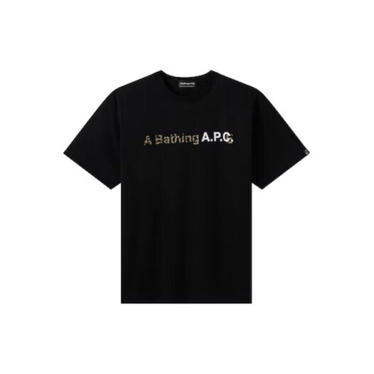 BAPE x A.P.C. A Bathing Ape Wide T-Shirt Black
