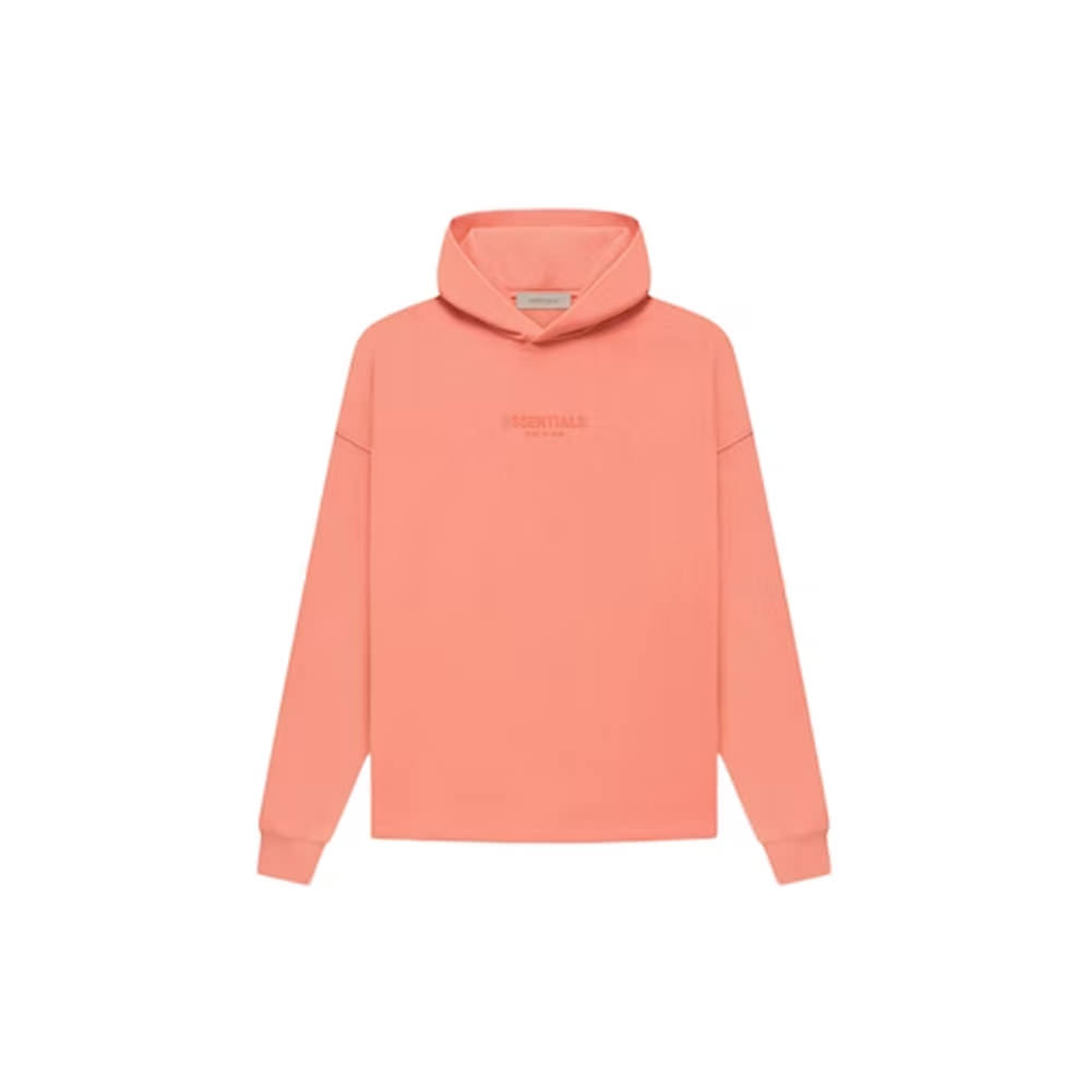 Fear of God Essentials Relaxed Hoodie CoralFear of God Essentials ...