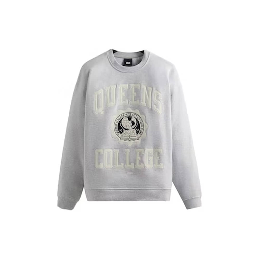 Kith Russell Athletic CUNY Queens College Crewneck Light Heather Grey
