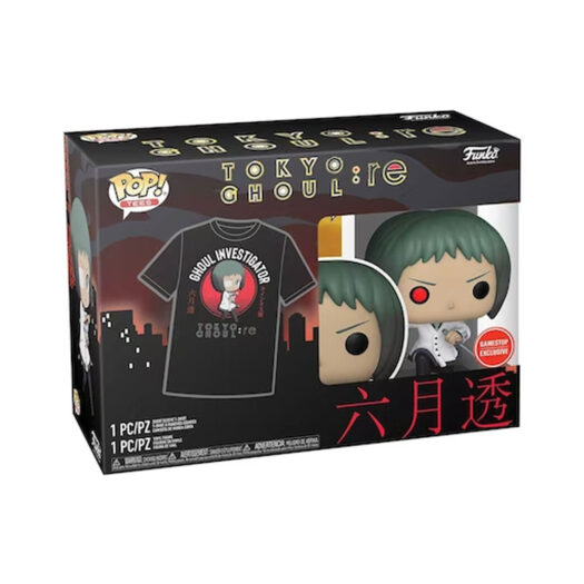 Funko Pop! Tees Tokyo Ghoul: re Ken Kaneji GameStop Exclusive with T-Shirt Bundle