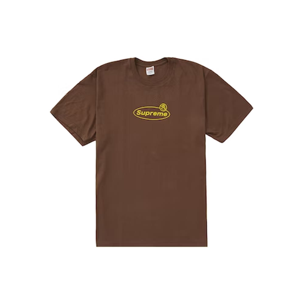 Supreme Warning Tee BrownSupreme Warning Tee Brown OFour