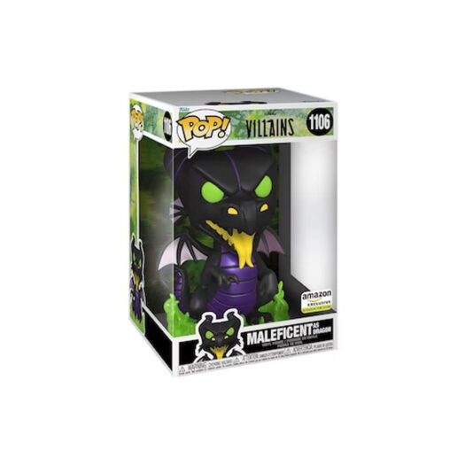 Funko Pop! Disney Villains Maleficent as Dragon GITD 10 Inch Amazon Exclusive Figure #1106