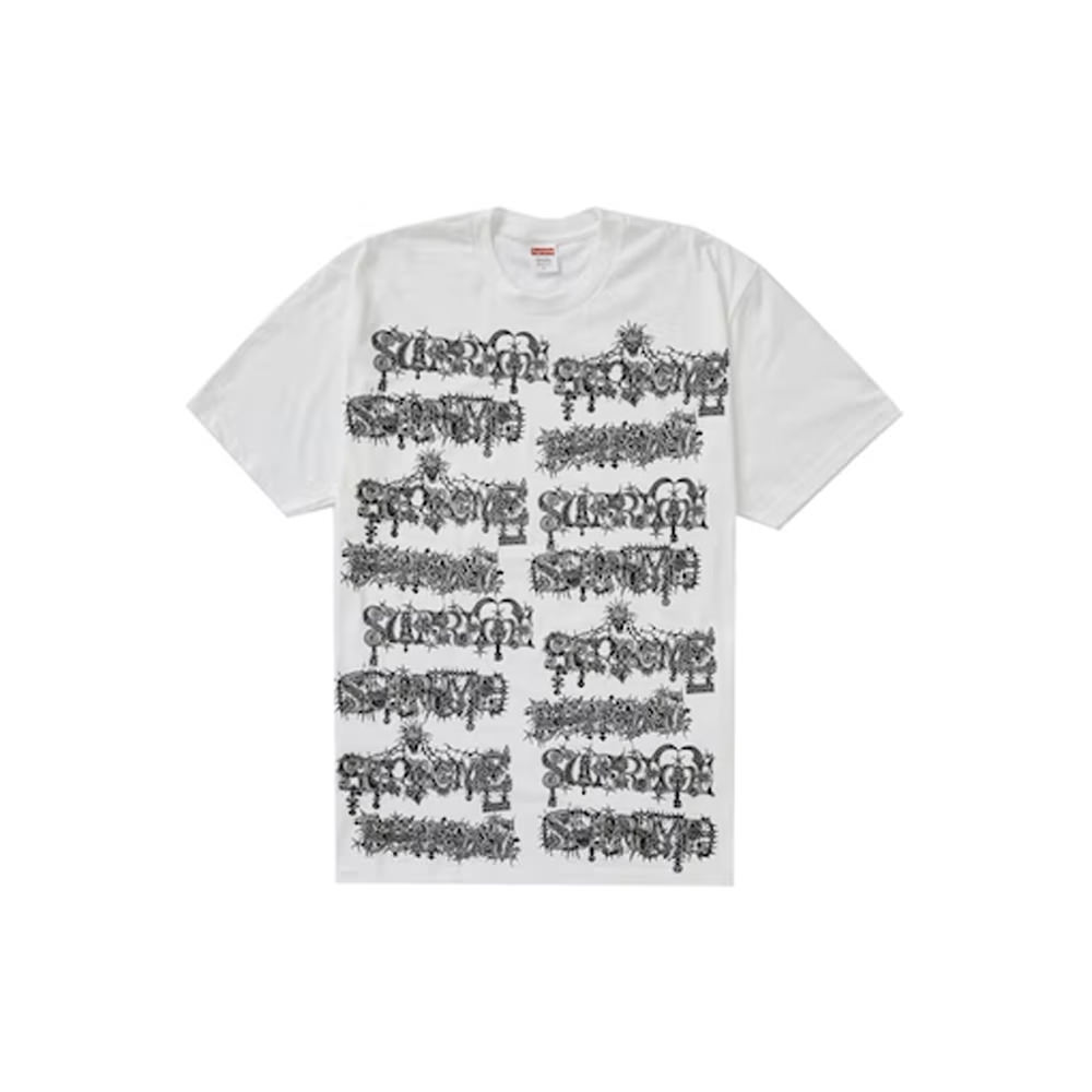 Supreme MLB Pittsburgh Pirates Kanji Teams Tee White