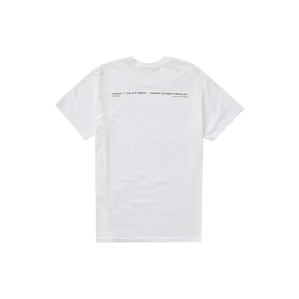 Supreme Warning Tee WhiteSupreme Warning Tee White - OFour