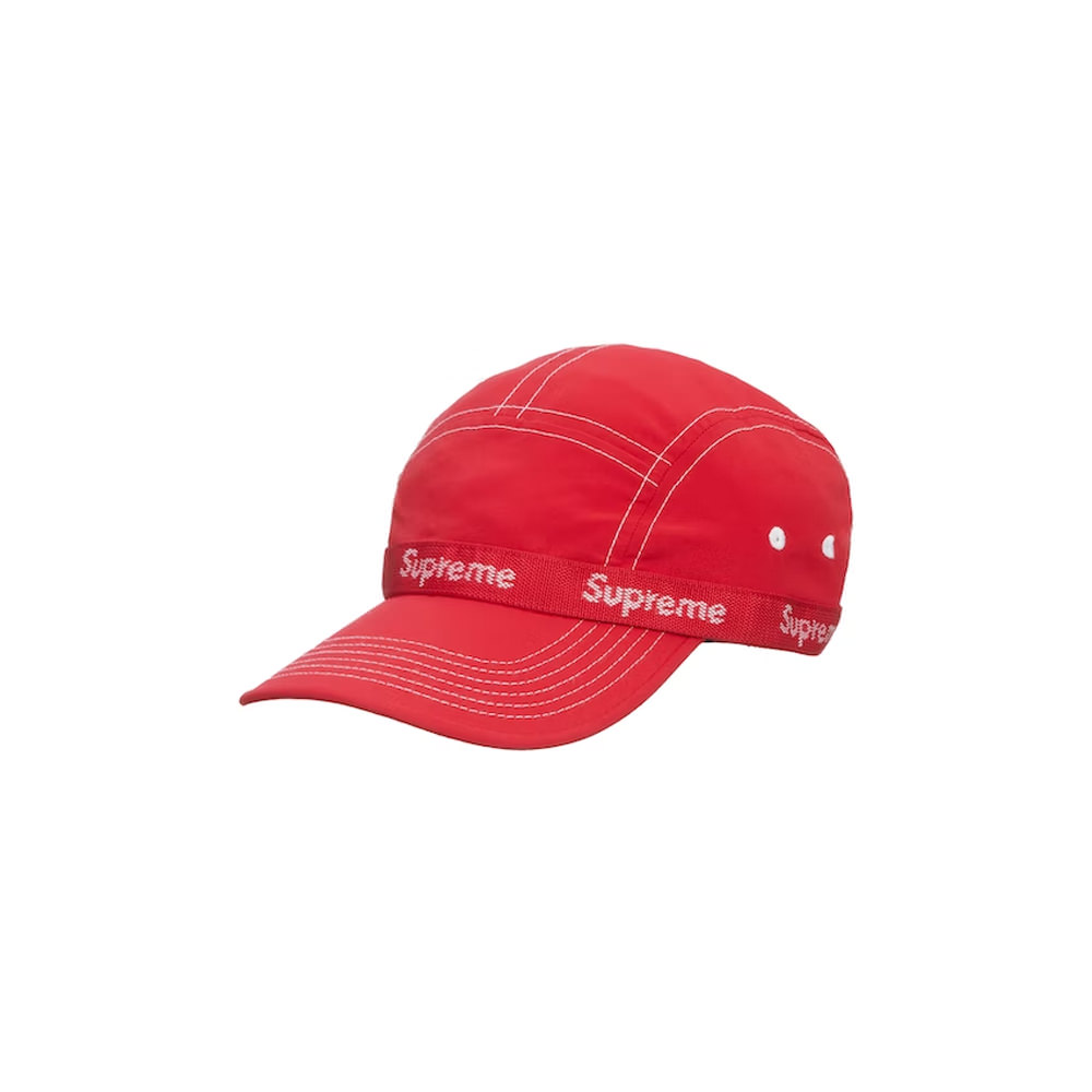 Supreme Webbing Camp Cap RedSupreme Webbing Camp Cap Red - OFour