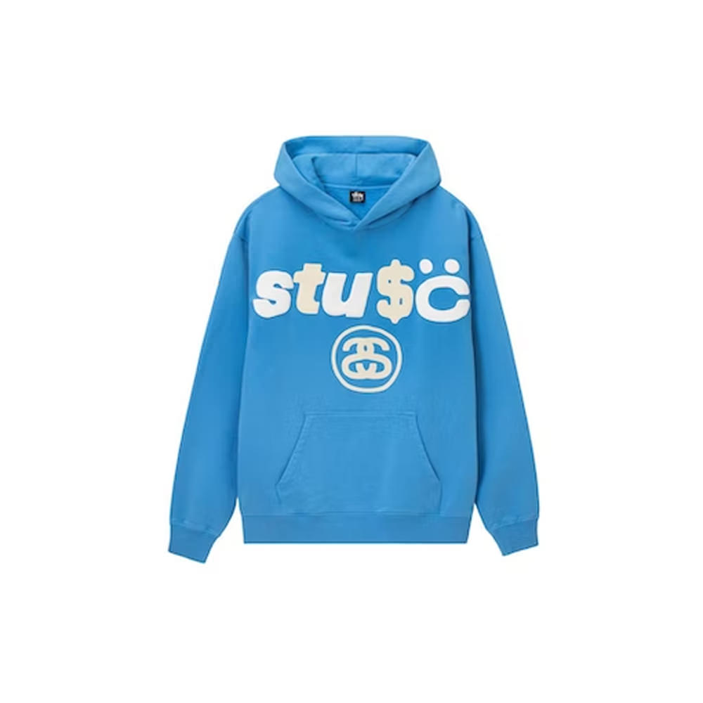 Stussy x CPFM 8 Ball Pigment Dyed Hoodie BlueStussy x CPFM 8 Ball 