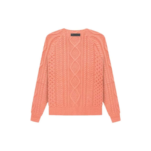 Fear of God Essentials Cable Knit Coral