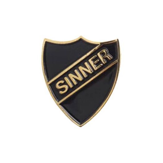 Supreme Sinner Pin Gold