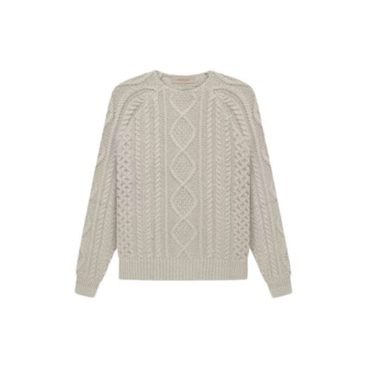 Fear of God Essentials Cable Knit Smoke