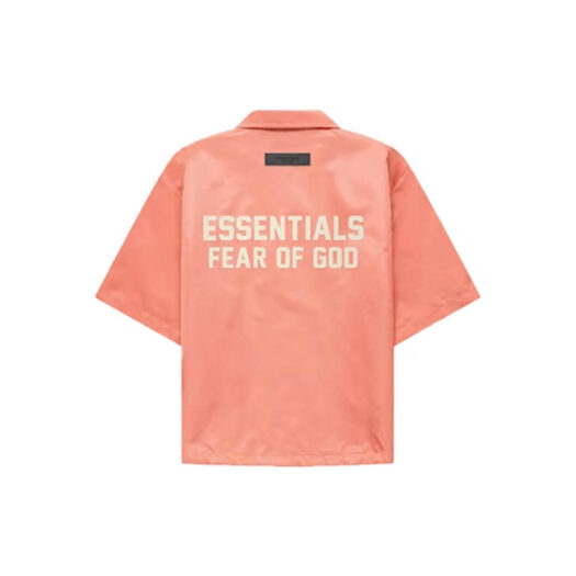 Fear of God Essentials Kids S/S Nylon Shirt Coral