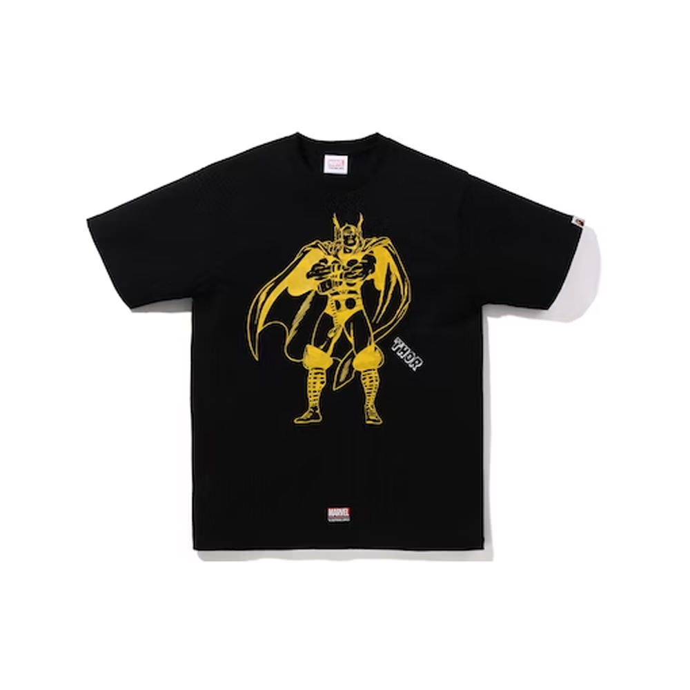 BAPE x Marvel Comics Thor T-Shirt Black