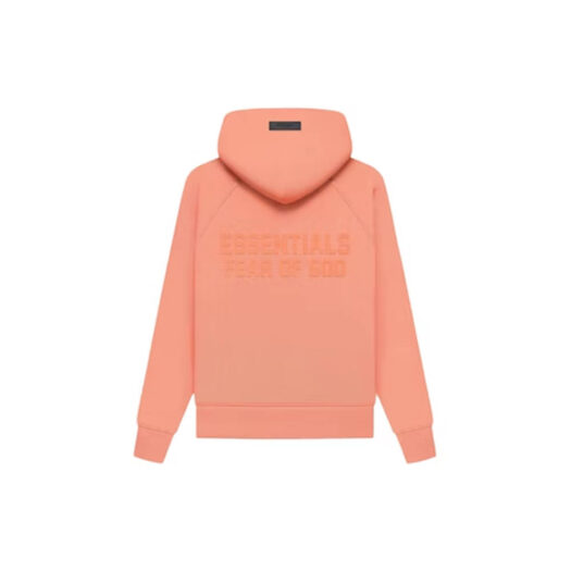 Fear of God Essentials Kids Full-zip Hoodie Coral