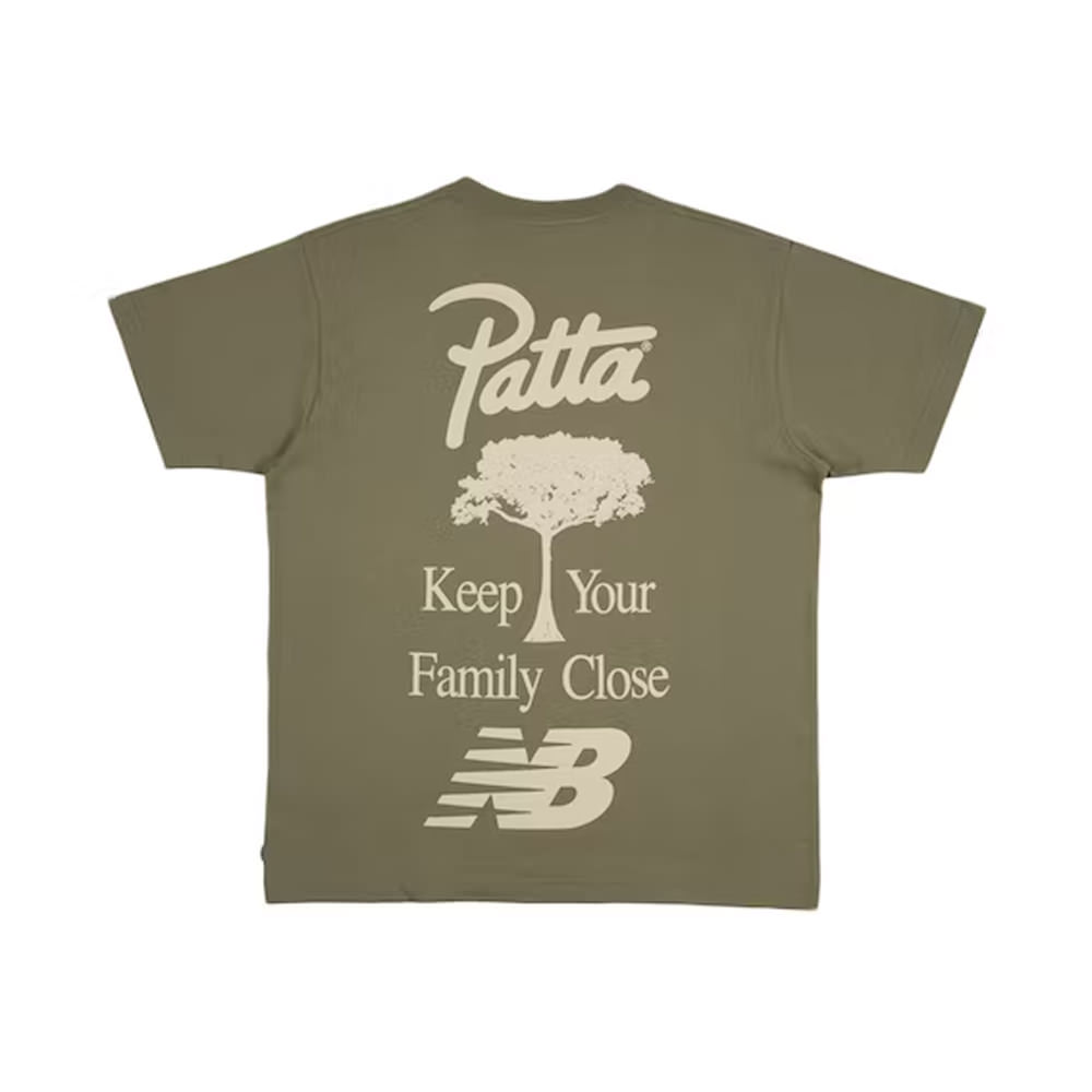 Patta New Balance Family T-shirt Oil Green