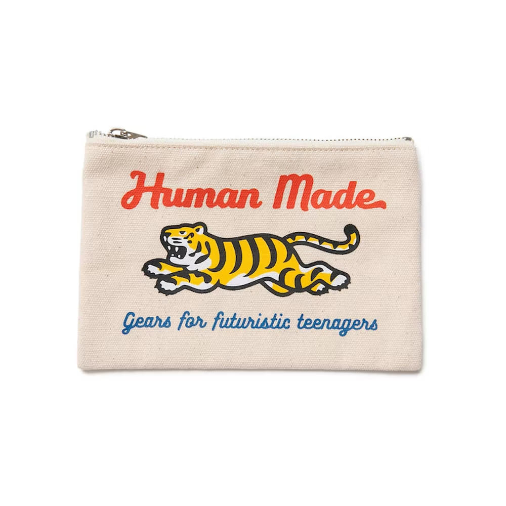 Human Made Tiger Bank Pouch WhiteHuman Made Tiger Bank Pouch White - OFour