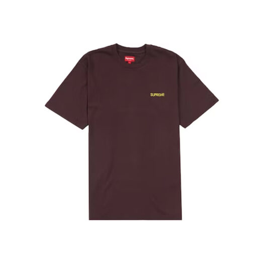 Supreme Washed Capital S/S Top Brown