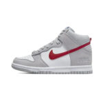 Nike Dunk High Athletic Club Grey Red (GS)