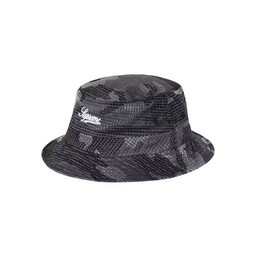 Supreme Camo Grid Velvet Crusher Black CamoSupreme Camo Grid