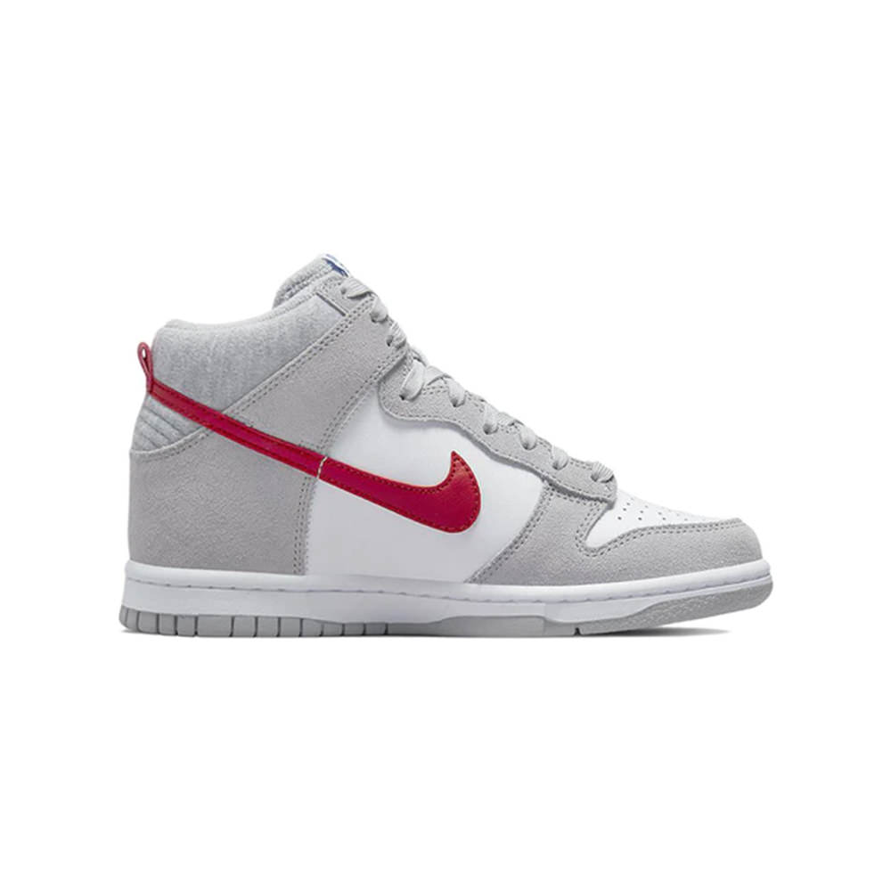 Nike Dunk High Athletic Club Grey Red (GS)