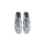 Nike Air Force 1 Low Cut-Out White Grey Black Swoosh