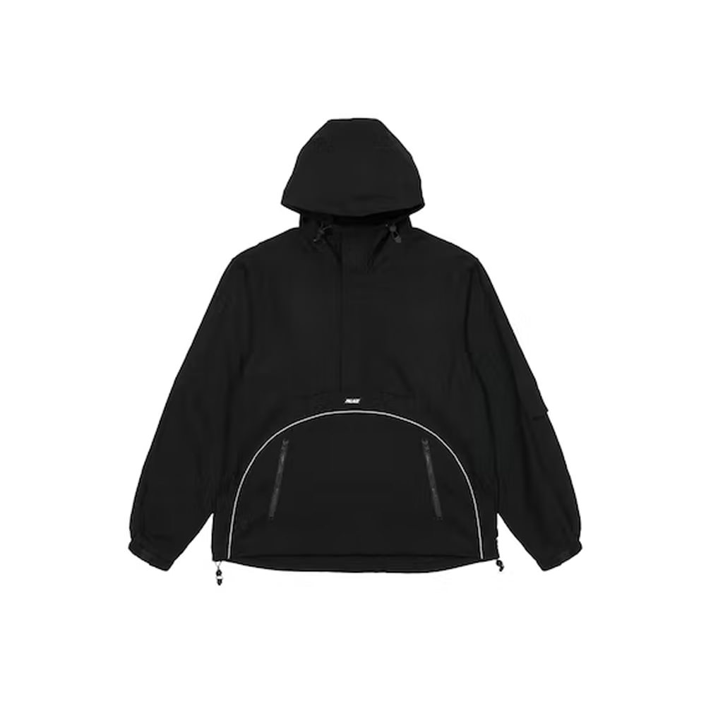 Palace Deflector 1/2 Zip Jacket BlackPalace Deflector 1/2 Zip Jacket ...