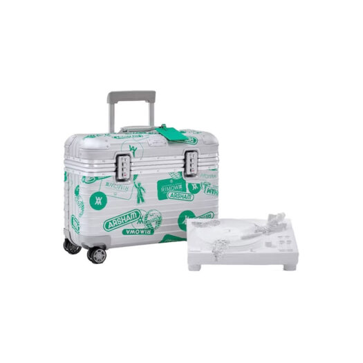 Daniel Arsham x Rimowa Eroded Turnable White with Silver Pilot Case (Edition of 500)
