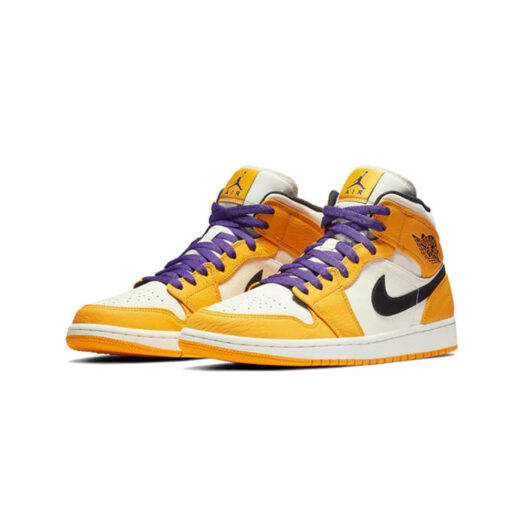 Jordan 1 Mid SE Lakers
