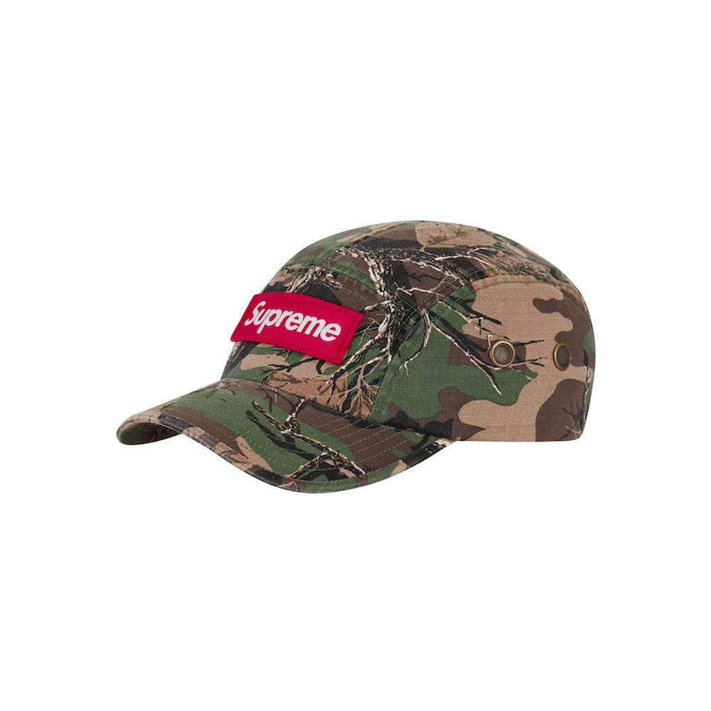 Supreme Military Camp Cap (FW22) Branch Olive Camo