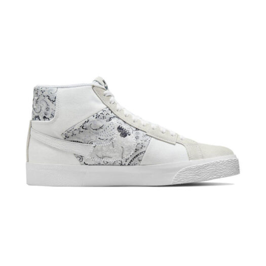 Nike SB Zooom Blazer Mid Edge Floral White Grey