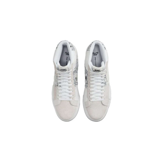 Nike SB Zooom Blazer Mid Edge Floral White Grey