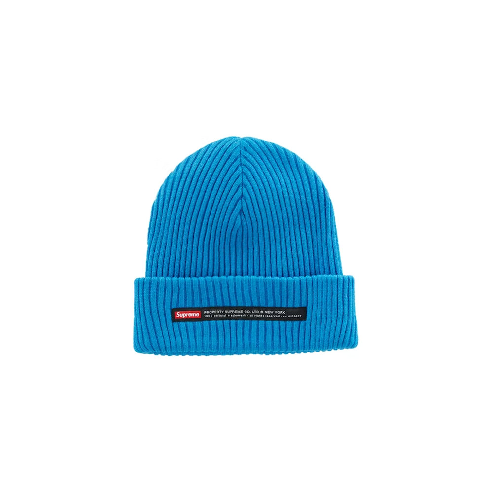 Supreme Tag Beanie Lime Green