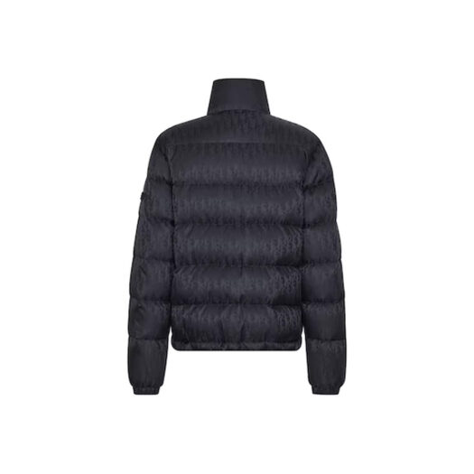 Dior Oblique Down Jacket Black Nylon Jacquard