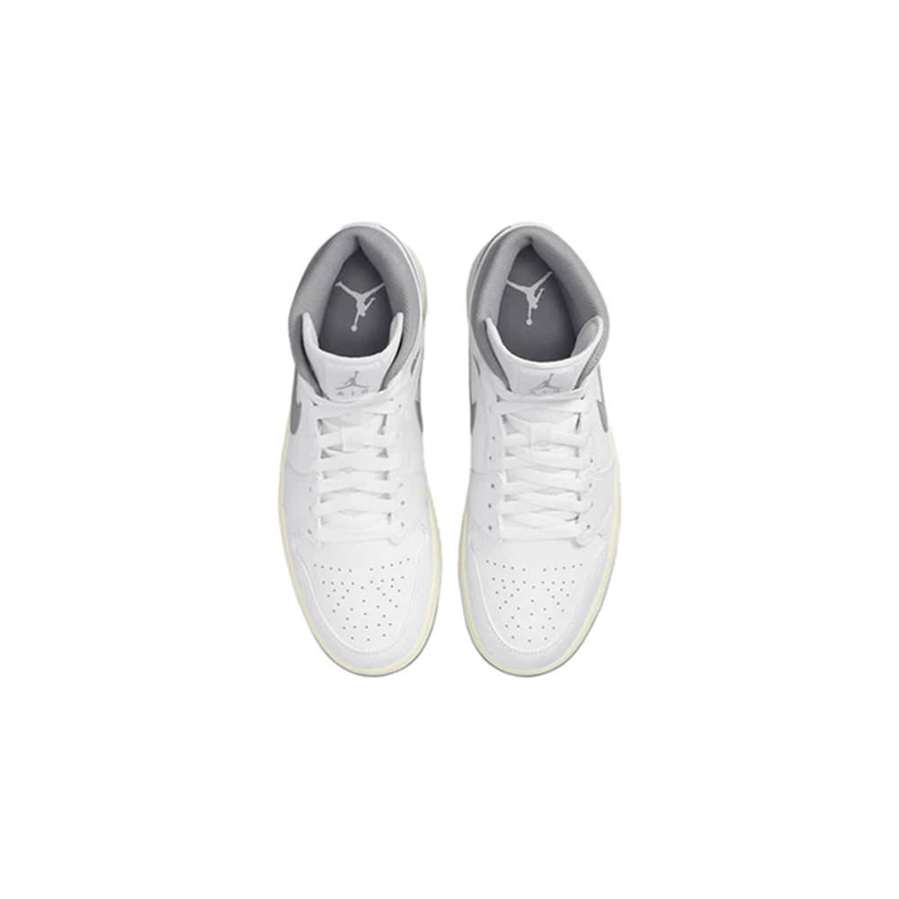 neutral grey jordan 1 mid