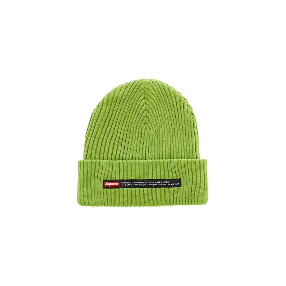 Supreme property tag beanie - ニットキャップ/ビーニー