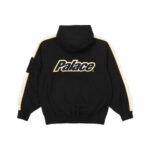 Palace Lowercase Hooded Cotton Jacket Black/WhitePalace Lowercase