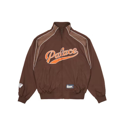 Palace Sport MIT Script Jacket Brown